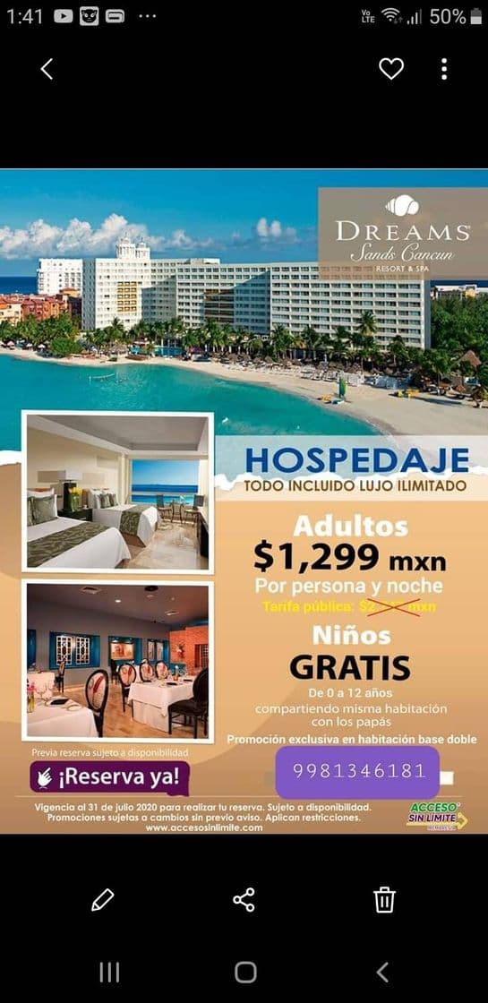 Lugar Dreams Sands Cancun Resort & Spa