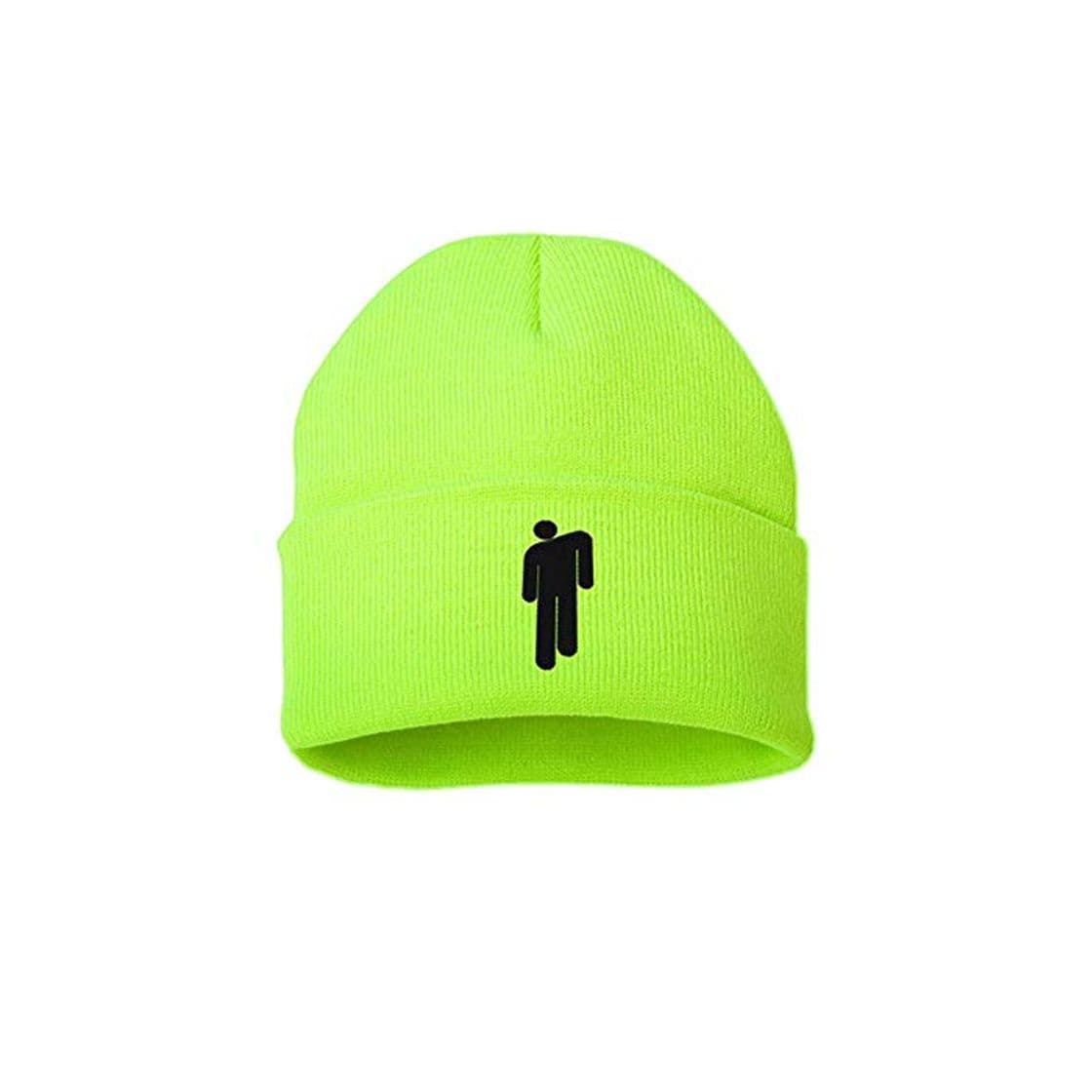 Fashion AugSep Billie eilish Hot Topic Logo Beanie Knit Hat Stretchy Cap for Men Women Green