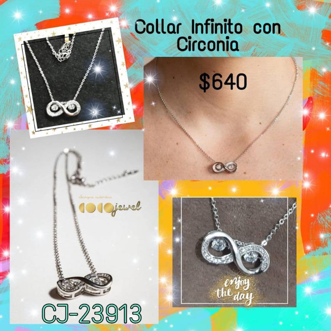 Fashion Collar de infinito con circonias, marca CocoJewel 