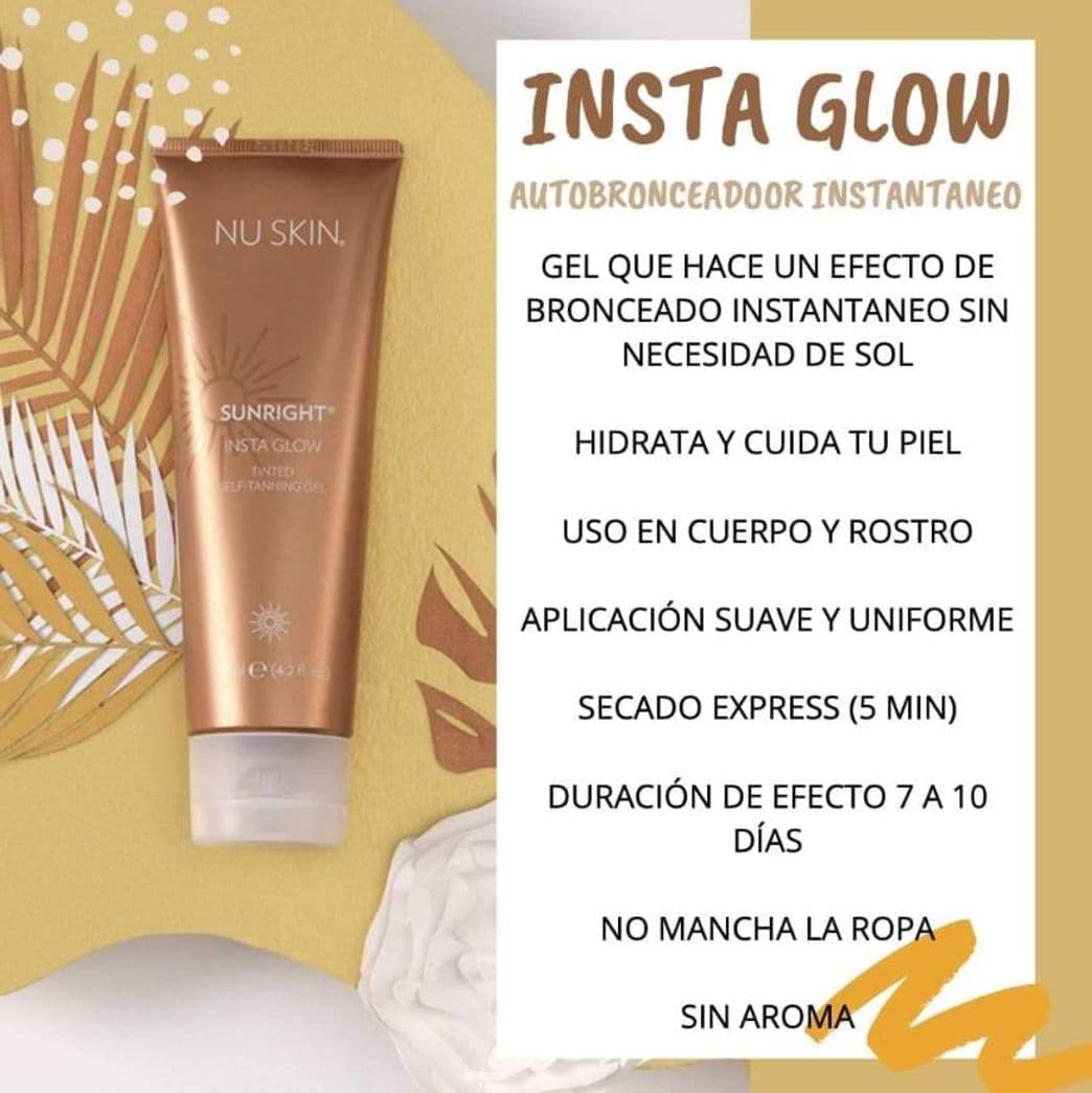 Belleza SUNRIGHT INSTA GLOW │ GEL AUTOBRONCEADOR CON COLOR