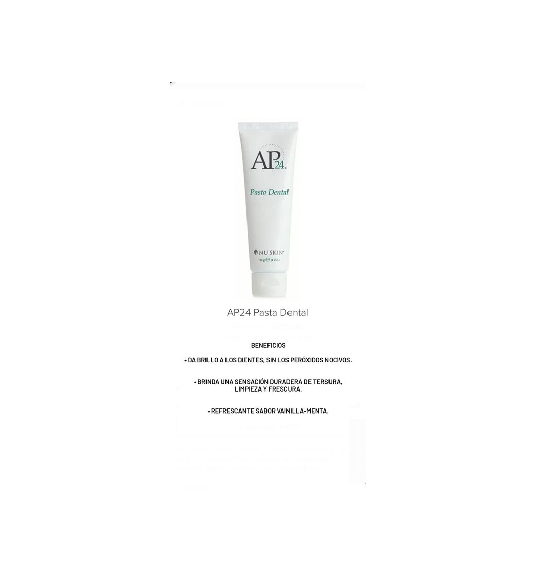 Fitness Nu Skin AP-24 Whitening Fluoride Toothpaste