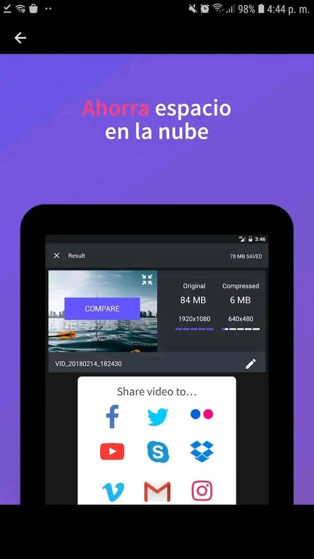 App Este es un editor de videos es muy bueno yo tengo.