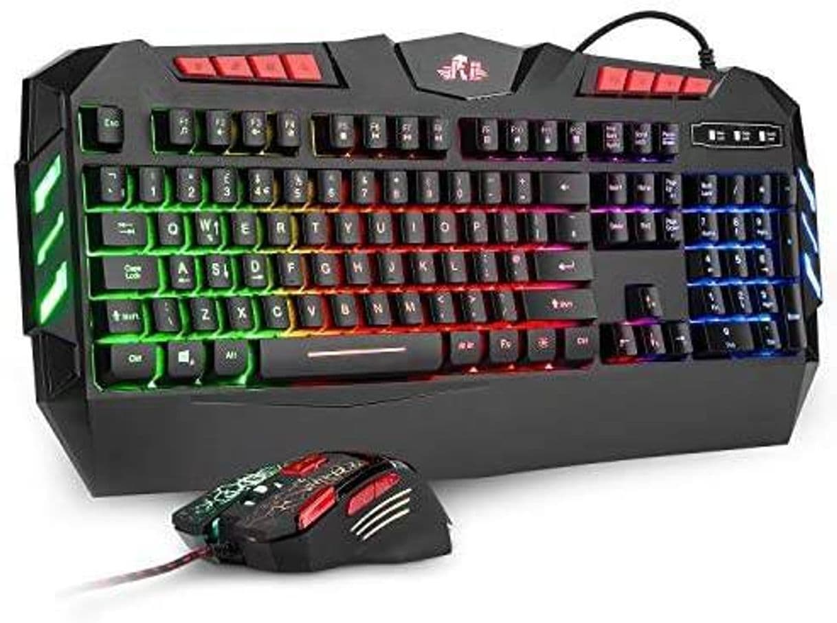 Electrónica Rii RK900+ Teclado con sensibilidad mecánica Completo