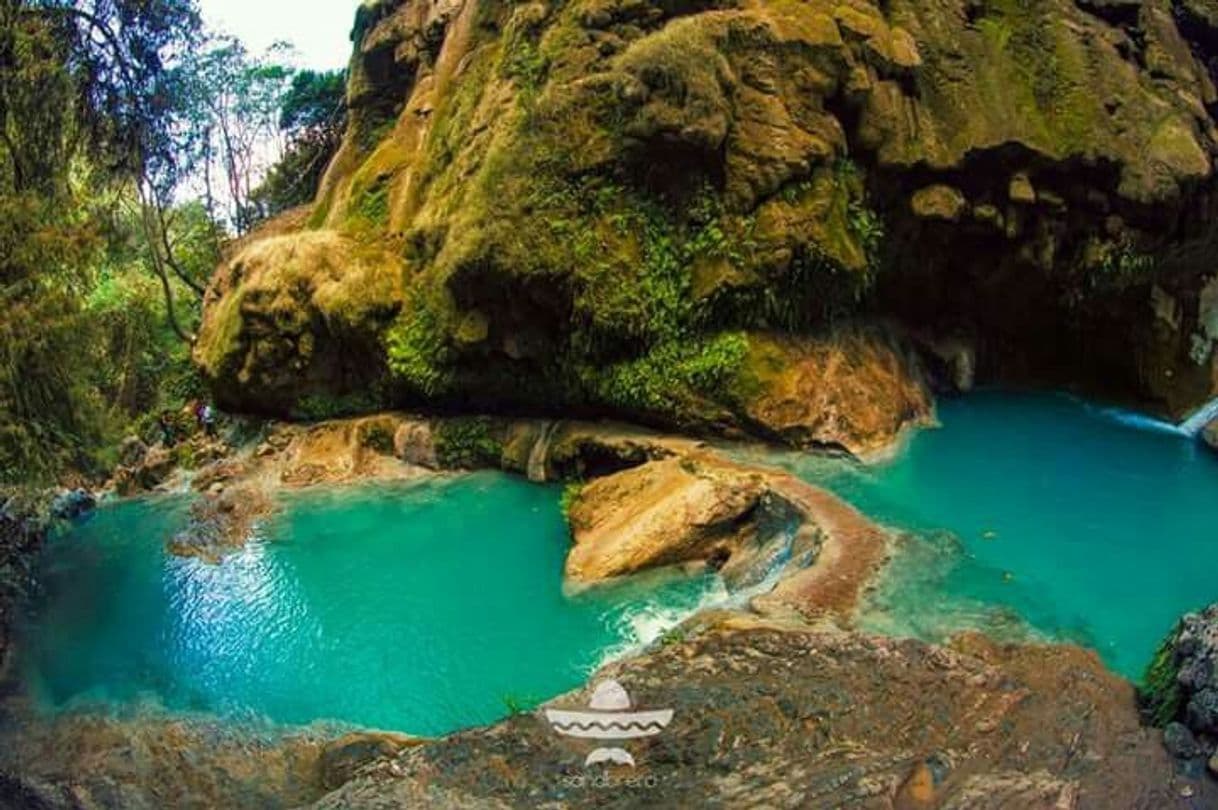 Lugar Pozas azules de Atzala