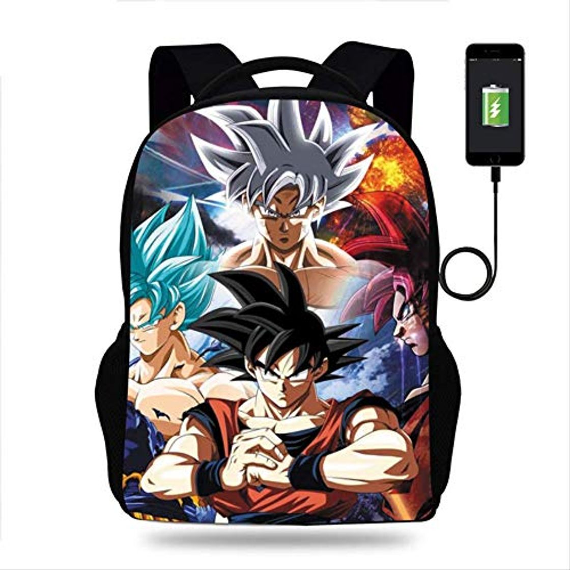 Moda mochila de bola de dragón Seven Dragon Pearl Bolsa Estudiantes De La