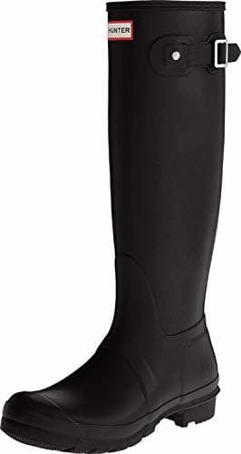 Moda Hunter Women's Original Tall Black Knee-High Rubber Rain Boot