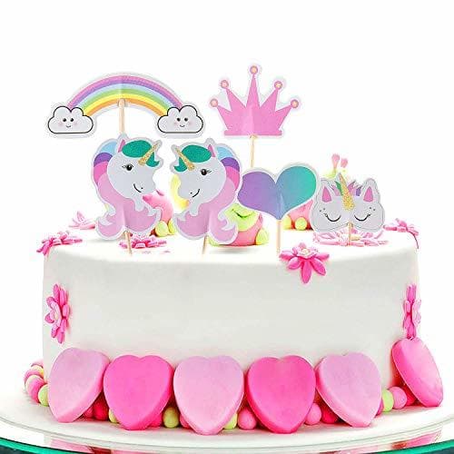 Lugar Cake Topper de Unicornio Topper