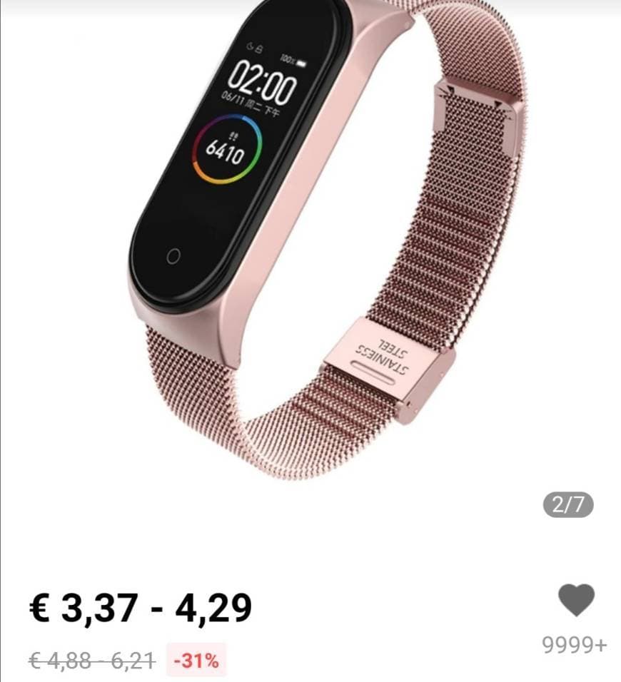 Producto Correa mi band 3