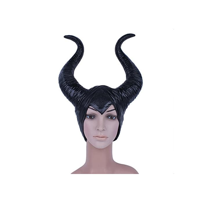 Producto Trendy látex maléfica cuernos mujeres adultas fiesta de Halloween cosplay disfraz accesorio