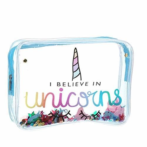 Electronic Bolsa de cosméticos con diseño de unicornio