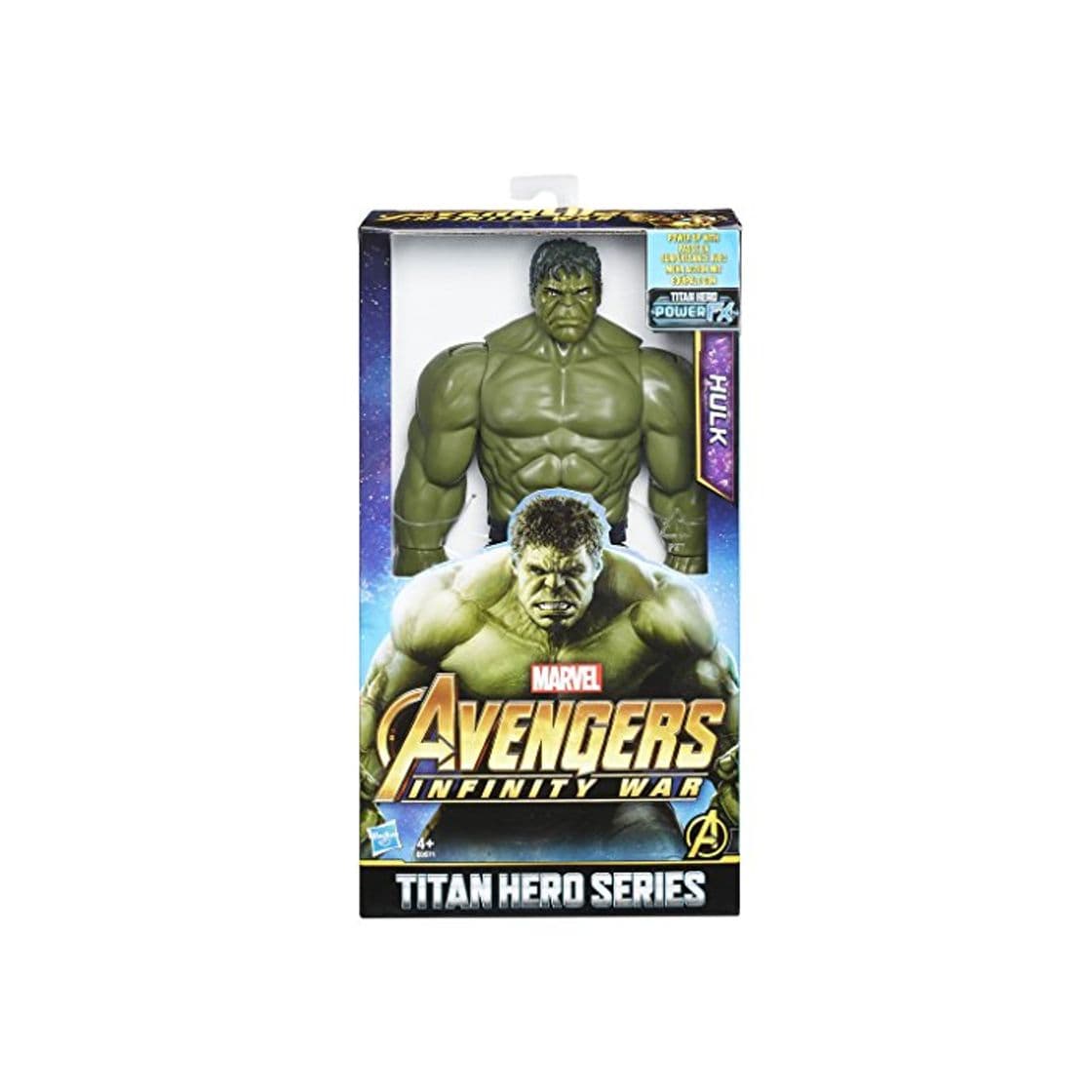 Product Marvel- Hulk with Titan Hero Power FX Port Series, Color Azul, Verde