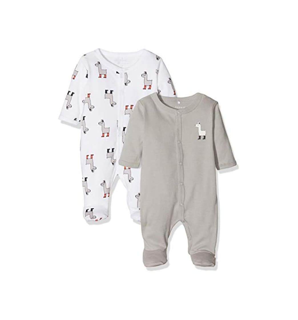 Producto NAME IT Nbnnightsuit 2p W/f Noos Pijama, Multicolor