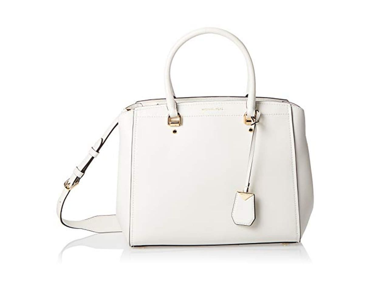 Moda Michael Kors Satchel, Bolso bandolera para Mujer, Blanco