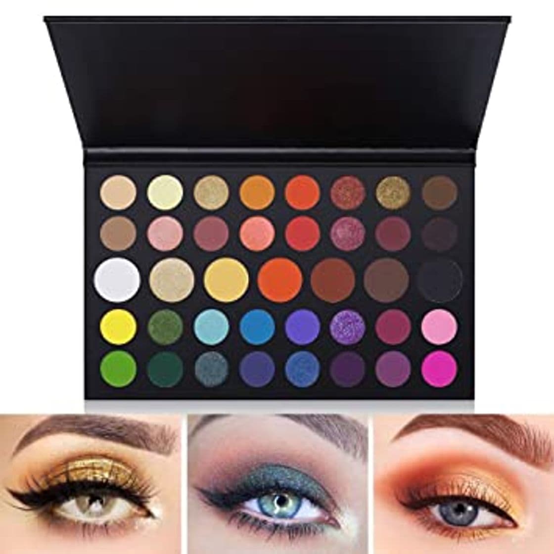 Producto Paleta de maquillaje de sombra de ojos de 39 colores Paleta altamente