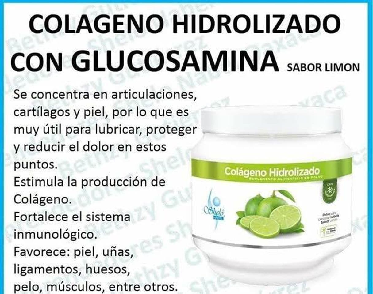 Moda Colágeno Hidrolizado Glucosamina sabor limón Clave S622 $405