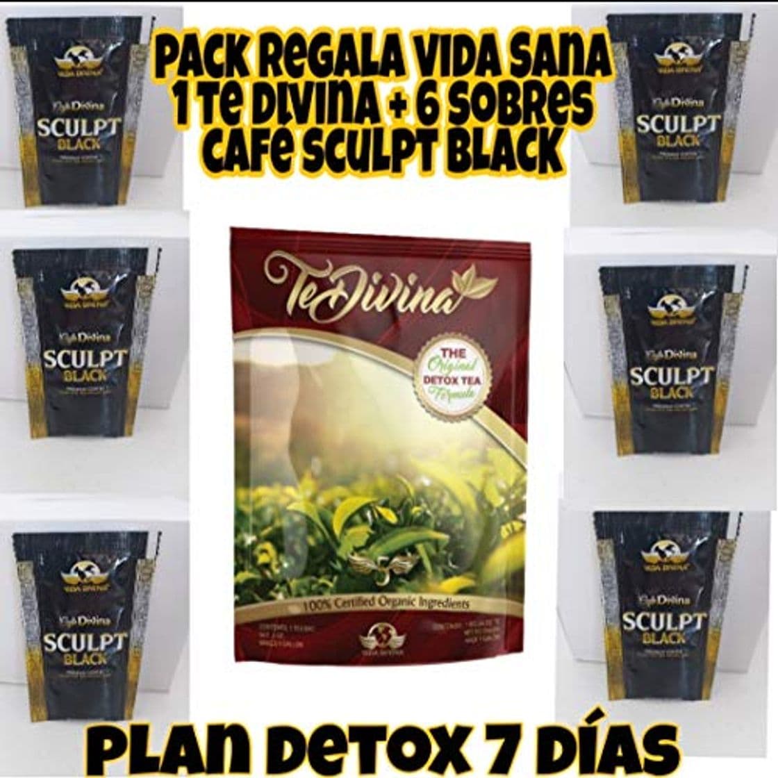 Product Pack Regala Vida Sana DETOX DIVINA. 1 TE DIVINA