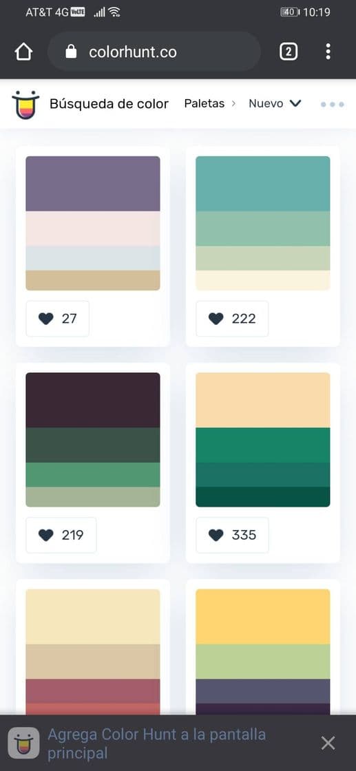 Fashion Color Hunt - Color Palettes for Designers and Artists