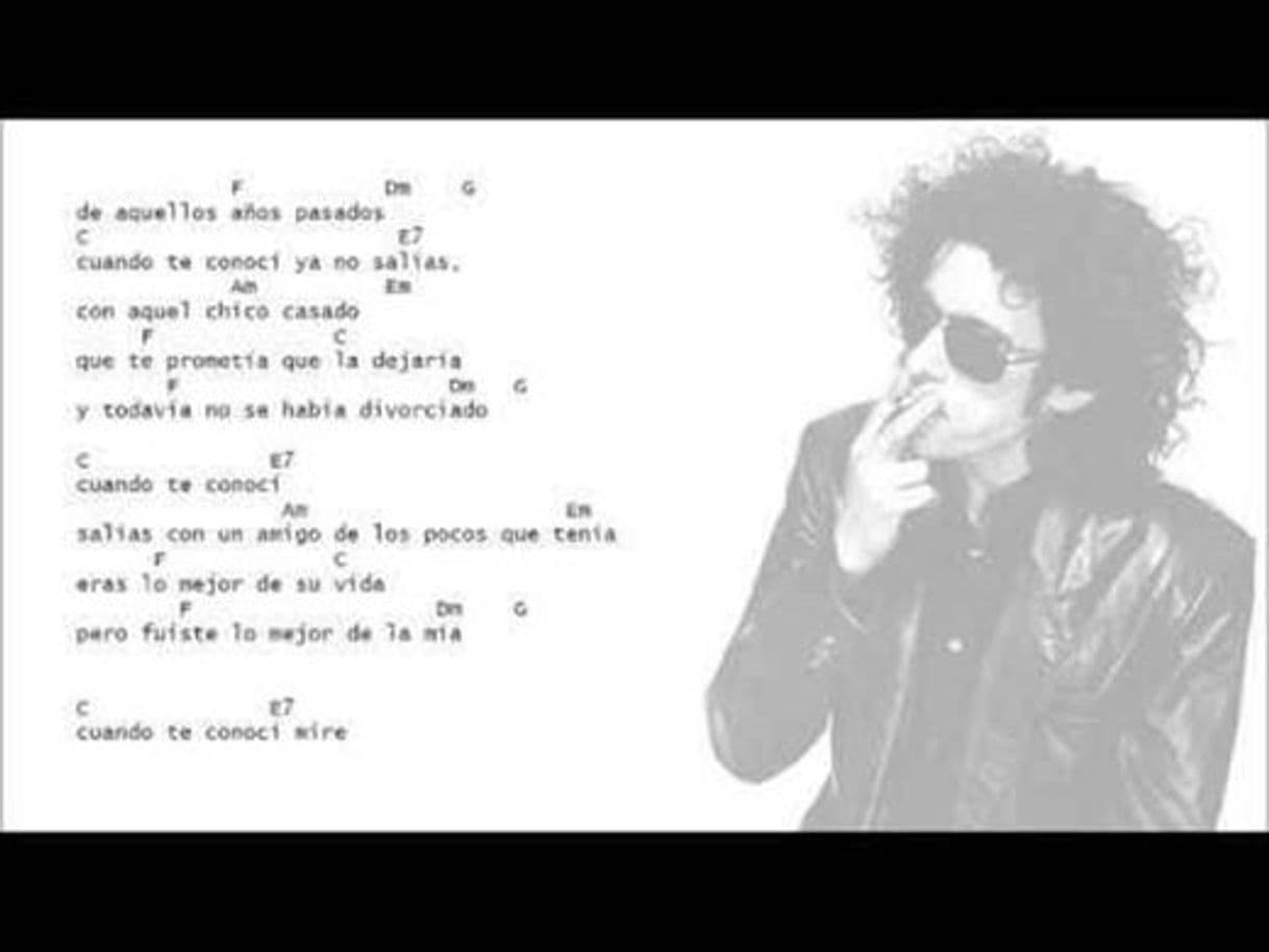 Fashion Andres Calamaro - Cuando te conoci 