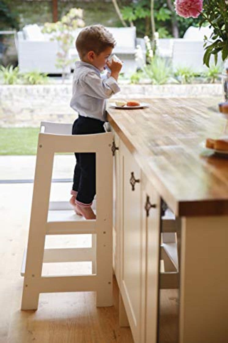 Producto Torre de Aprendizaje Montessori para niños con altura ajustable y barra de