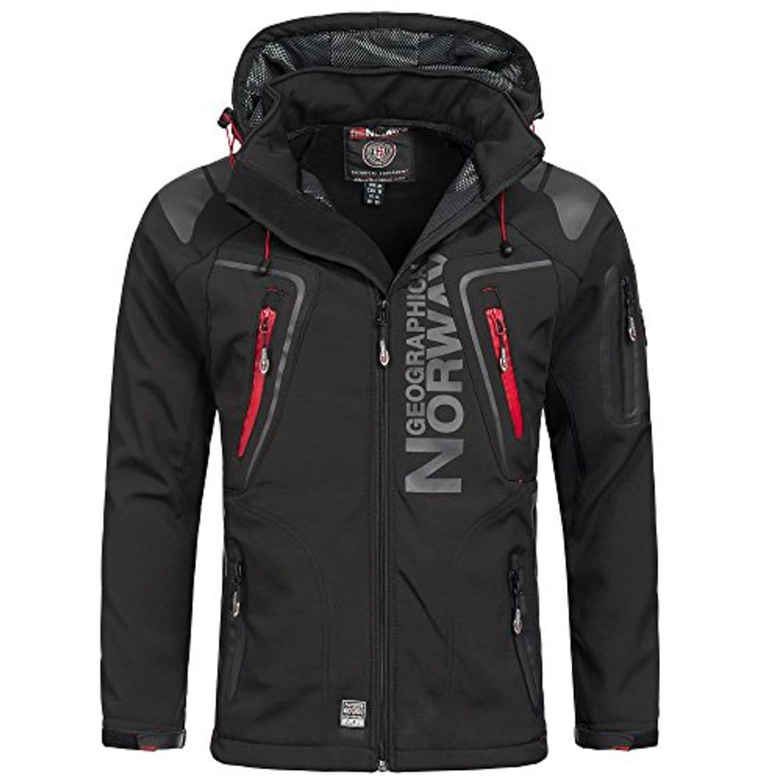 Fitness Geographical Norway Geno-5 Tambour Techno - Chaqueta Softshell para Hombre