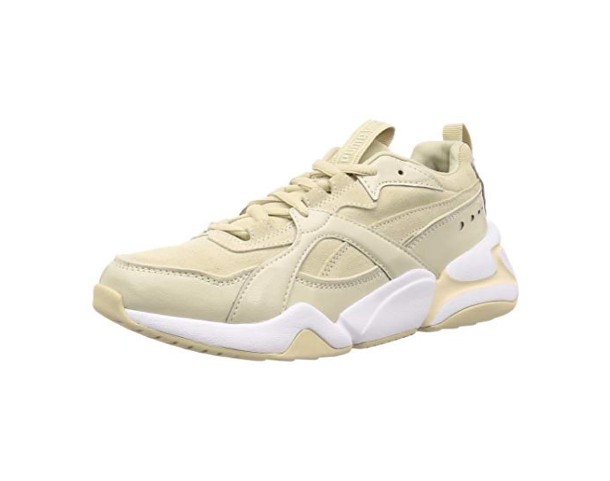 Fashion PUMA Nova 2 Suede Wn's, Zapatillas Deportivas para Mujer, Beige