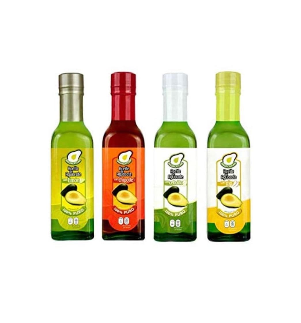 Producto Kit 4 aceites de Aguacate saborizados