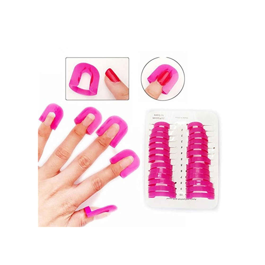 Producto Nikgic 26pcs Nail Polish Protector Varnish Glue Anti