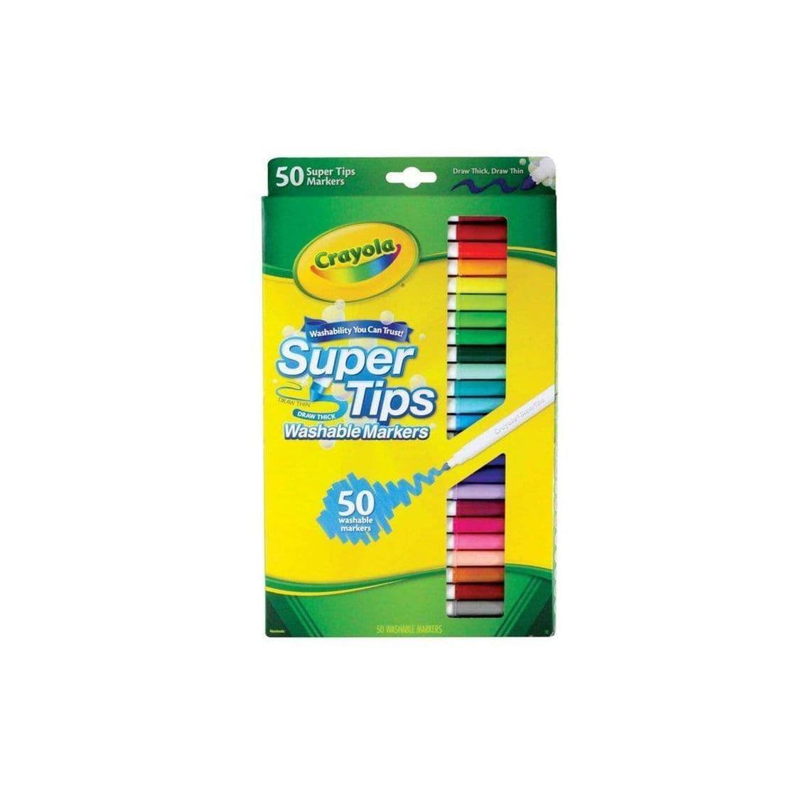 Product Plumones Crayola Super Tips 50 pzas