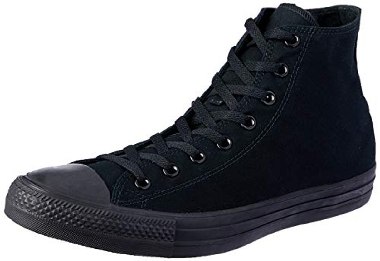 Fashion Converse Chuck Taylor All Star, Zapatillas de Tela Unisex, Negro