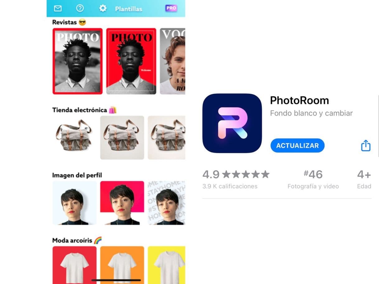 App PhotoRoom - Make Studio Photo