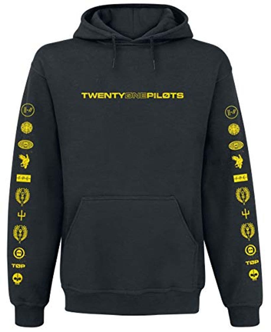 Producto Twenty One Pilots Logo Heavy Hombre Sudadera con Capucha Negro S