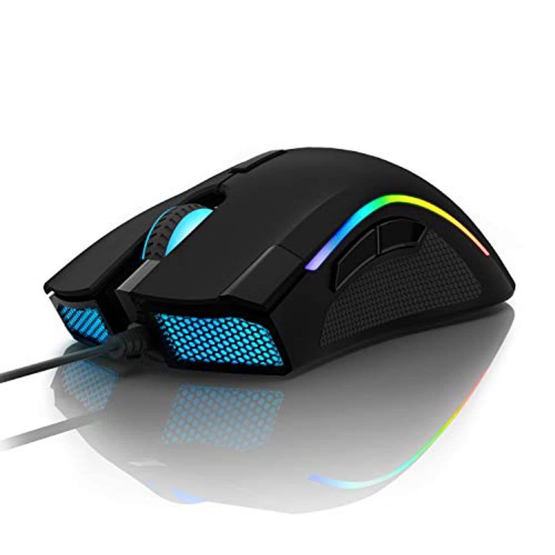 Producto DELUX Ratón Gaming de 16,8 millones de colores RGB 24000 DPI