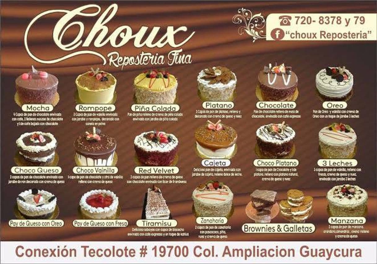 Restaurants Choux Reposteria""