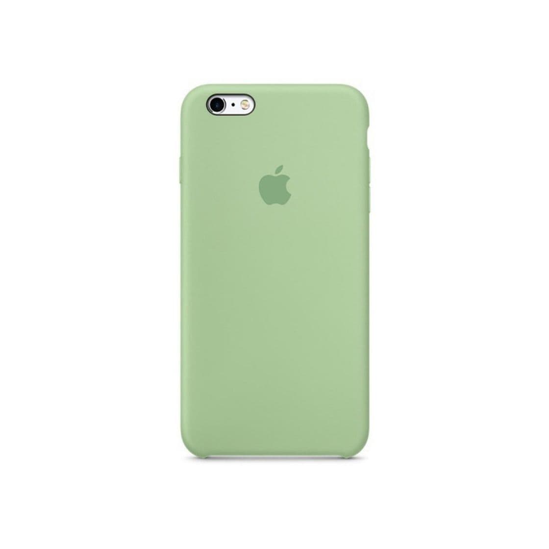 Electronic Desconocido Funda para iPhone 6 / 6s, Silicona Amarillo Pastel Logo Apple,