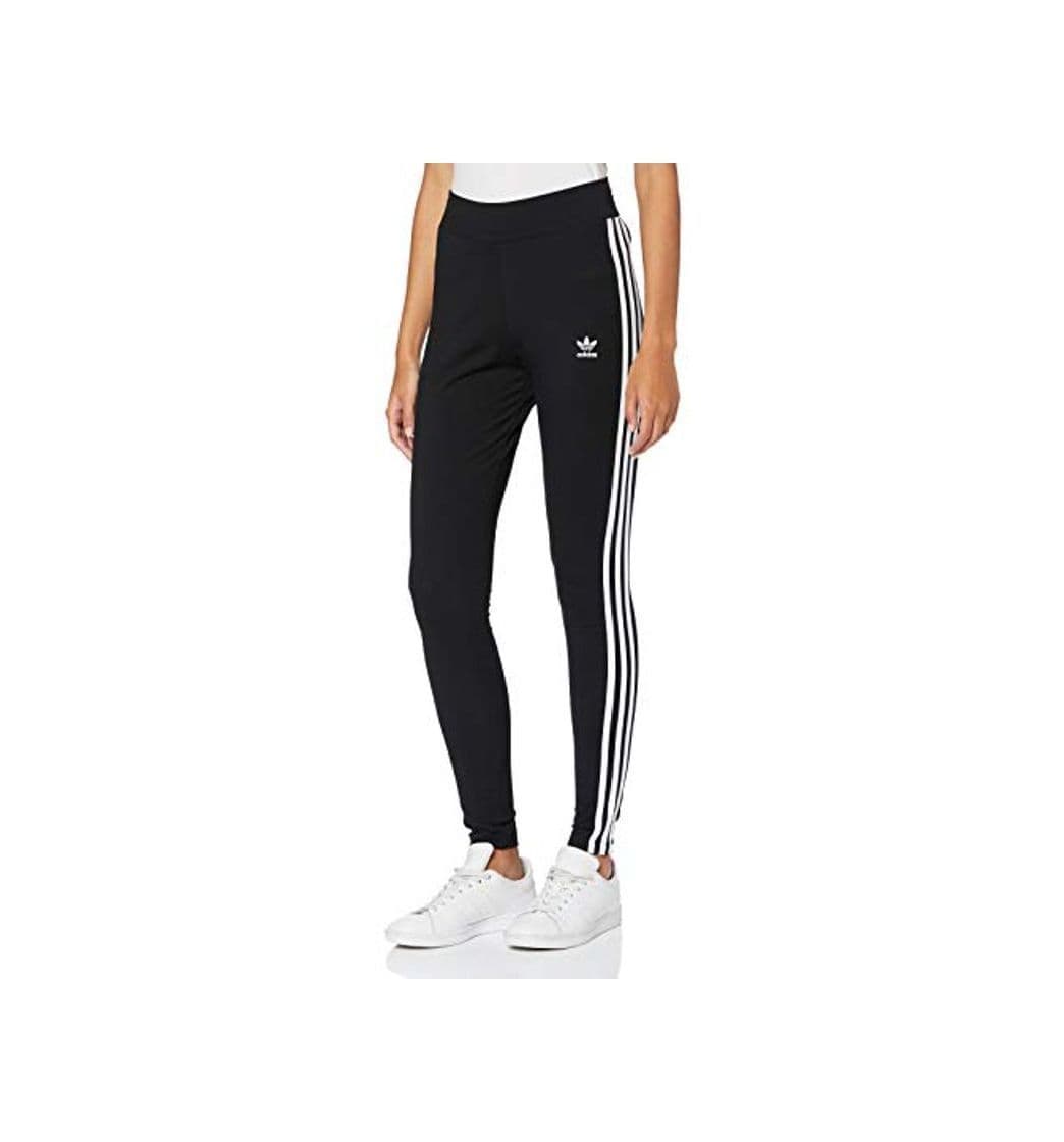 Fitness adidas Tres Bds Mallas, Mujer, Negro