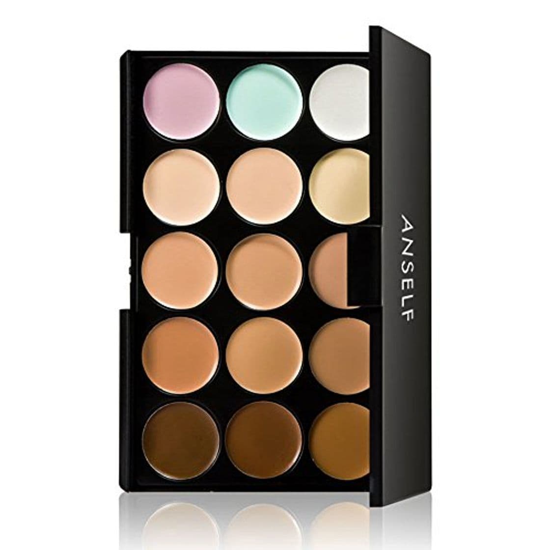 Producto Anself 15 colores Paleta de correctores para cara ojos crema facial camuflaje