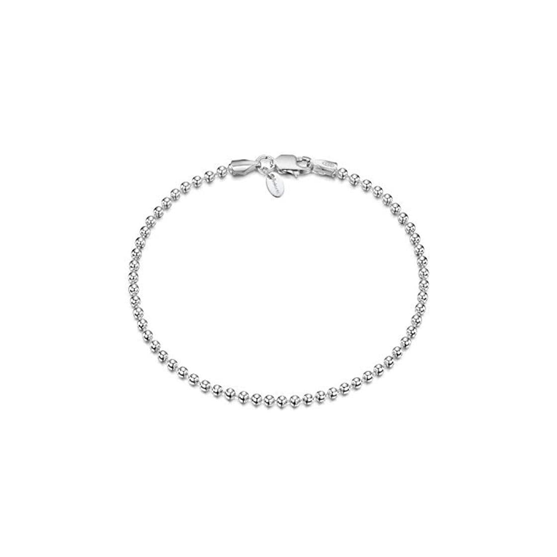 Product Amberta® Joyería - Pulsera - Fina Plata De Ley 925 - Cadena