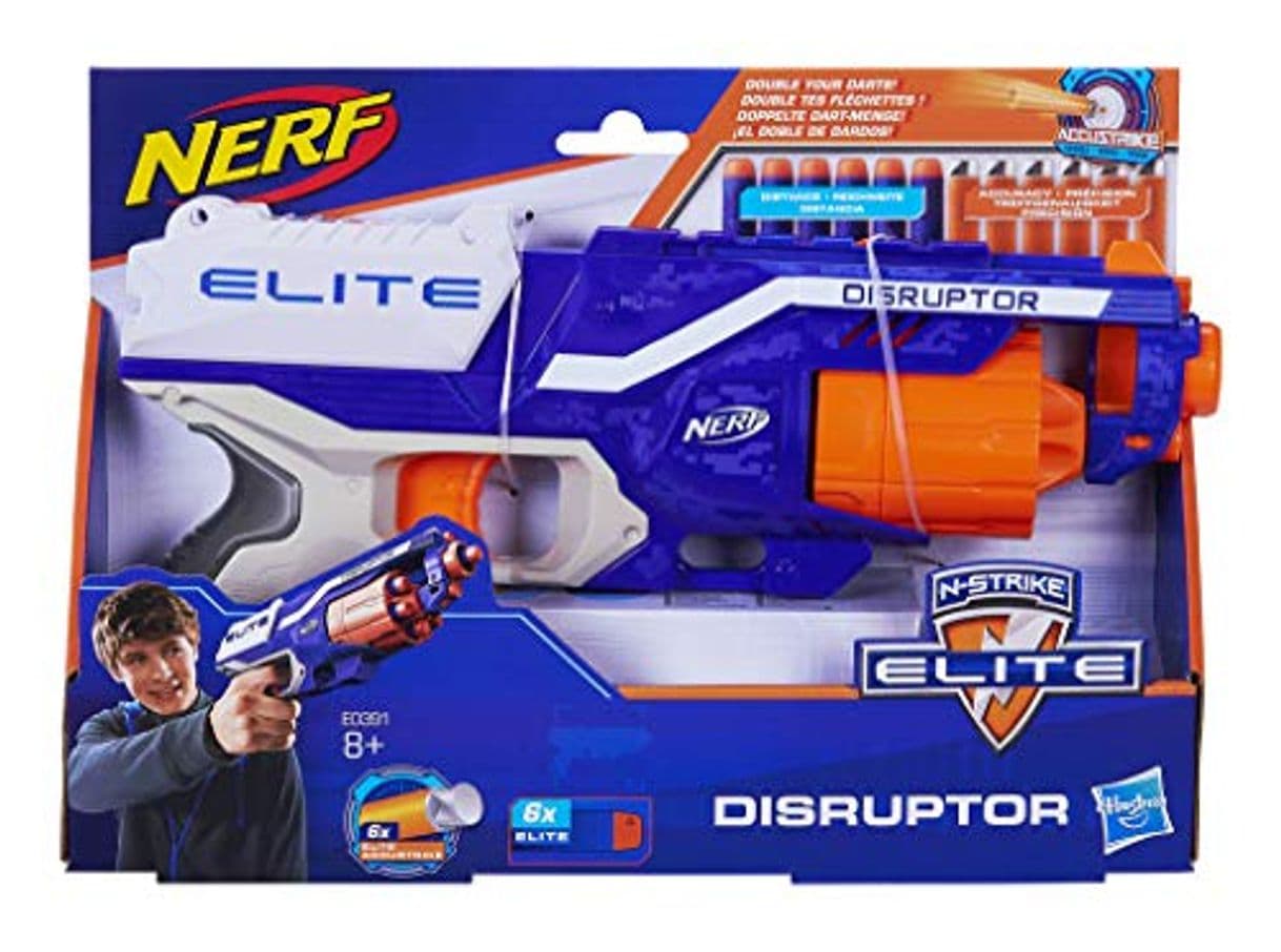 Producto Nerf Elite Disruptor Pistola dardos 31cm Doble