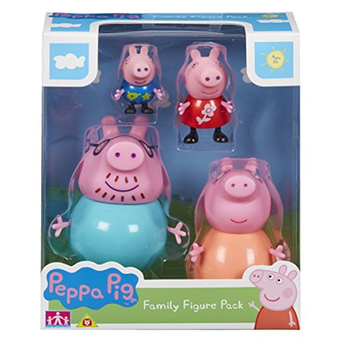 Producto Peppa Pig Peppa Pig-6666 Pack 4 Figuras,, 0