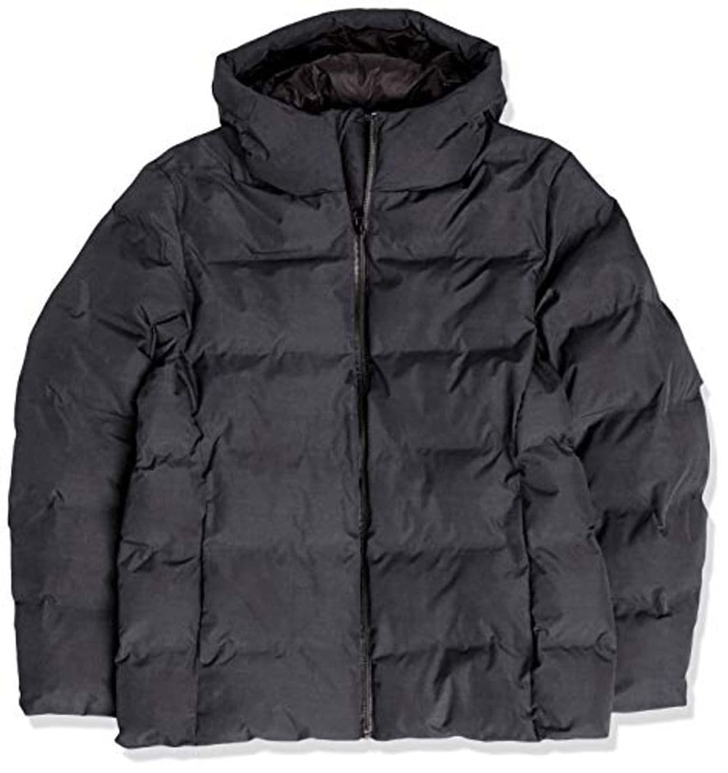 Moda Marca Amazon - Peak Velocity Chamarra con Aislamiento térmico. Down-Alternative-Outerwear-Coats, Negro, US