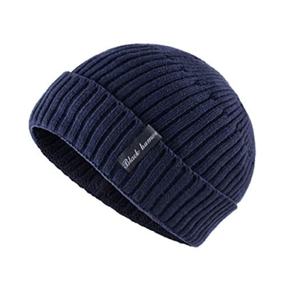 Moda Gorras De Hombre Invierno Conjuntos De Bufanda De Sombrero Casual Para Hombres Huesos A Rayas De Color Liso Hombre Gorro De Hip Hop De Punto Más Sombreros De Terciopelo Para Hombres Gorros De Invie