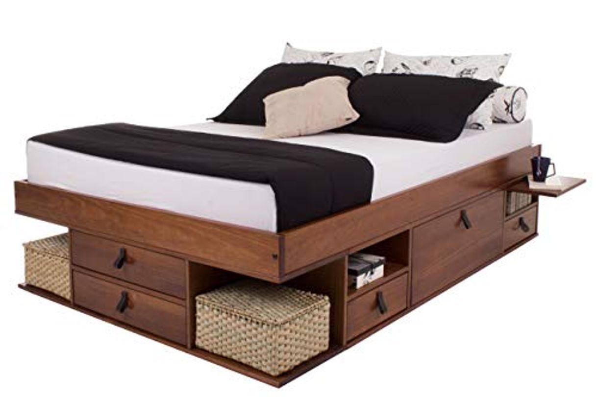 Product Cama funcional Bali - Estructura con espacio de almacenaje y cajones, ideal