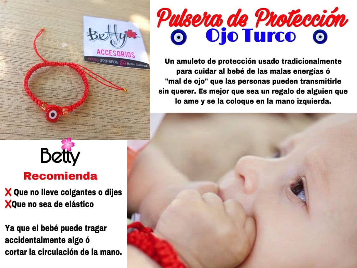 Fashion Pulsera de ojo Turco para Bebé 