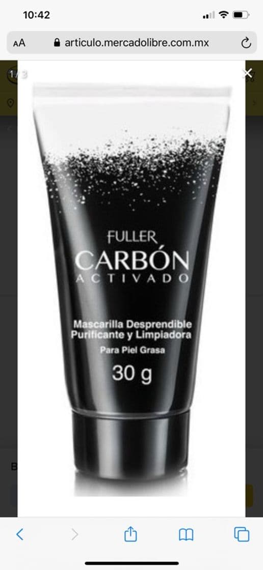 Product Mascarilla de carbón activado peel off 🖤