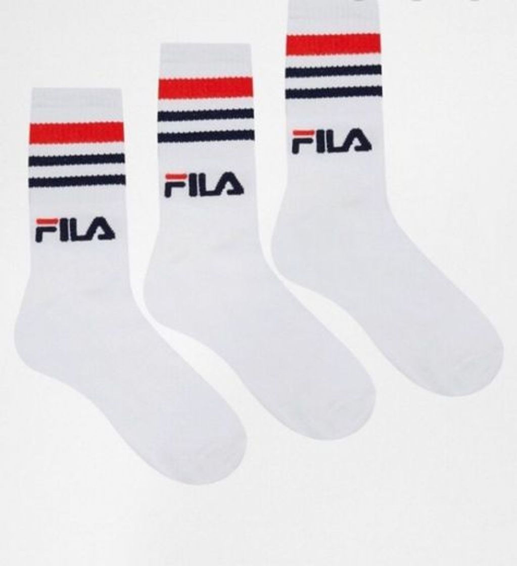 Fashion Fila 6 Pares Calcetines, felpa CALCETINES TENIS con Logotipo Federal, unisex