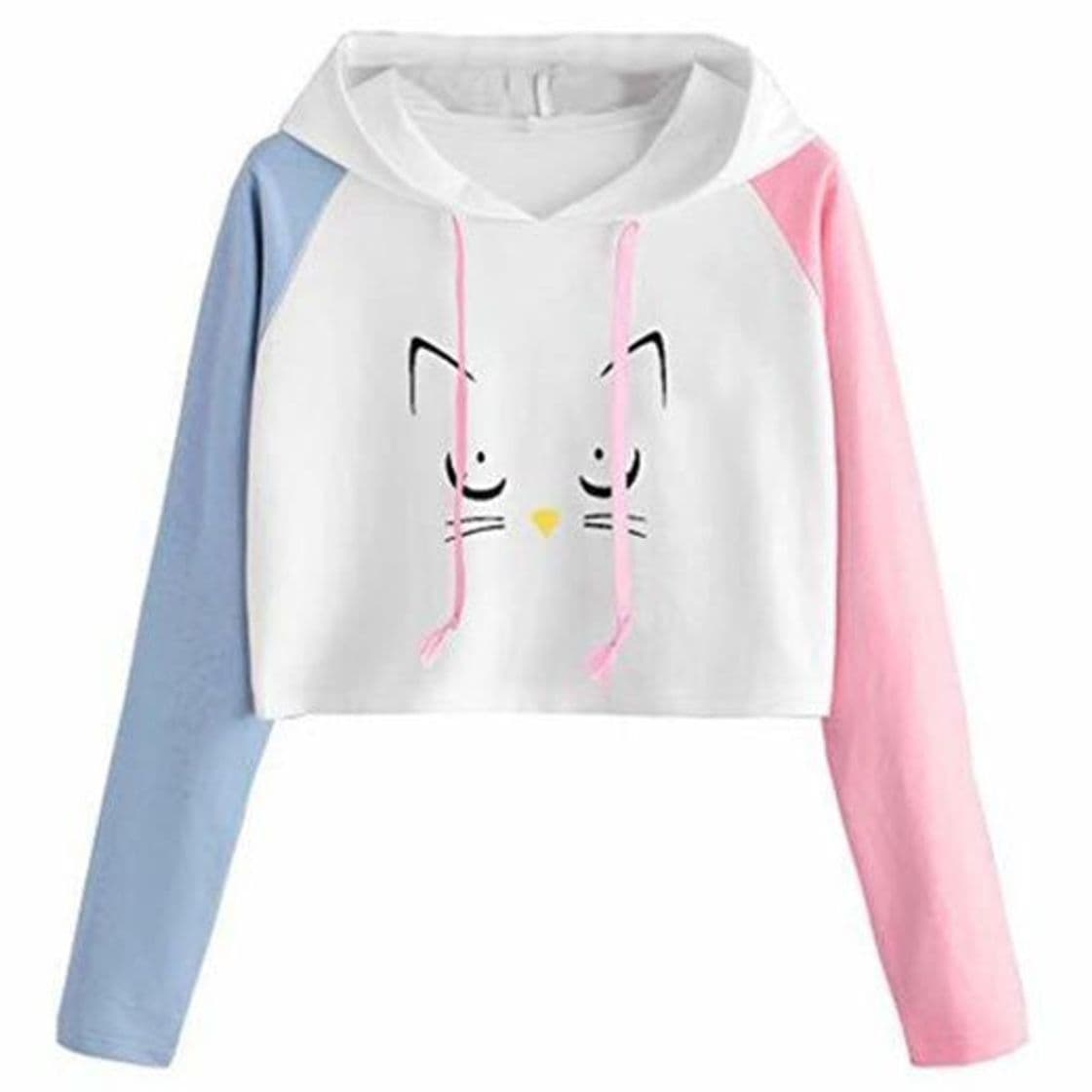 Producto Sudadera Mujer Corta, K-Youth Kawaii Sudaderas Adolescentes Chicas Tumblr Sudadera con Capucha