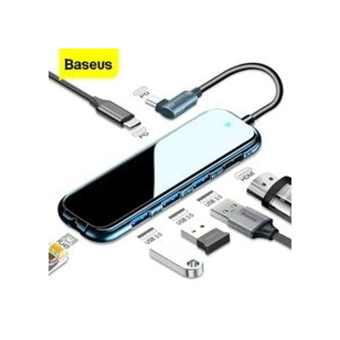 Product Cargador Baseus USB HUB USB 3