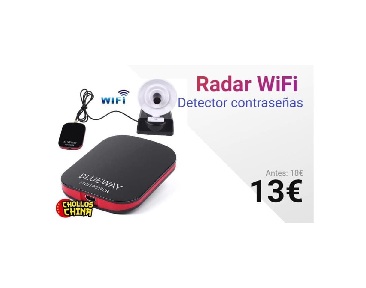 Product Radar WIFI con detector de contraceñas 