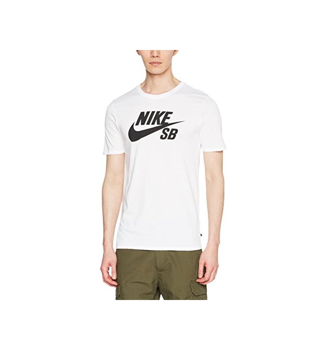 Fitness Nike SB Logo tee Camiseta, Hombre, Blanco