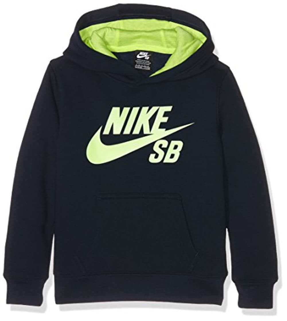 Fashion NIKE SB Logo Fleece Pullover suéter, Azul